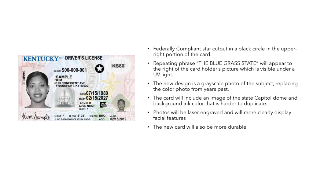 Elements of a Valid Kentucky ID ABC Server Training