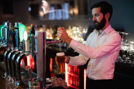 Bartenders pay in California